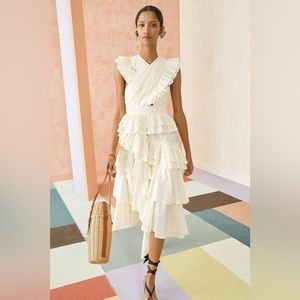 NWOT Ulla Johnson Aurora Dress in white size 8